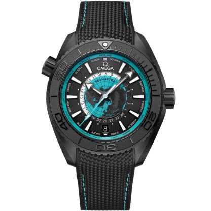 Omega Novedad Seamaster Planet Ocean 600M 45,5 mm, cerámica negra con pulsera de caucho 215.92.46.22.01.006