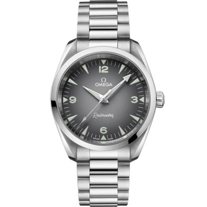 Omega Novedad Seamaster Railmaster 38 mm, acero con acero 235.10.38.20.06.001