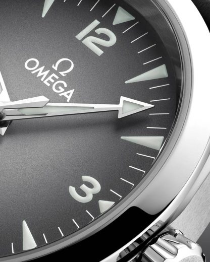 Omega Novedad Seamaster Railmaster 38 mm, acero con pulsera de piel 235.12.38.20.06.001 - Imagen 3