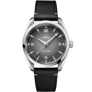 Omega Novedad Seamaster Railmaster 38 mm, acero con pulsera de piel 235.12.38.20.06.001