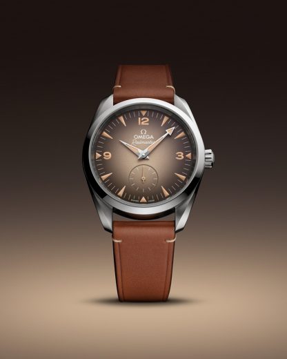 Omega Novedad Seamaster Railmaster 38 mm, acero con pulsera de piel 235.12.38.20.13.001 - Imagen 4
