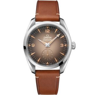 Omega Novedad Seamaster Railmaster 38 mm, acero con pulsera de piel 235.12.38.20.13.001