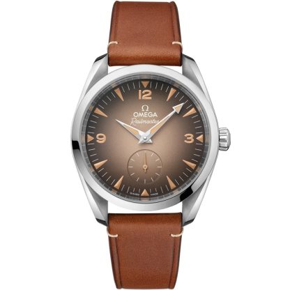 Omega Novedad Seamaster Railmaster 38 mm, acero con pulsera de piel 235.12.38.20.13.001