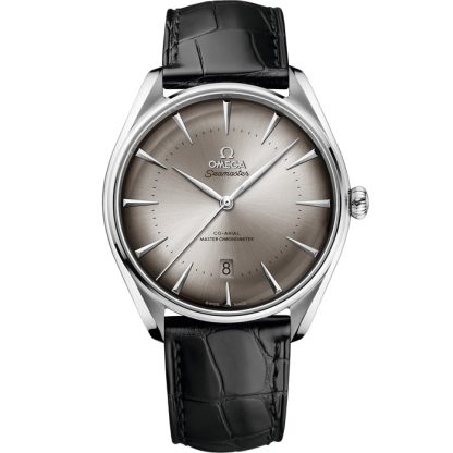 Omega Nueva York Seamaster Boutique Editions 39,5 mm, acero con pulsera de piel 511.13.40.20.02.002