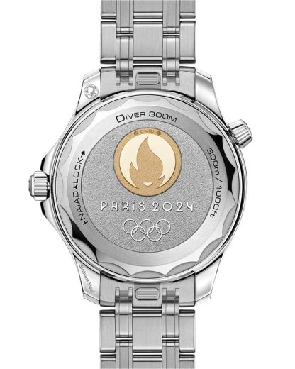 Omega Paris 2024 Seamaster Diver 300M 42 mm, acero con acero 522.21.42.20.04.001 - Imagen 2