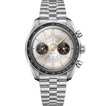 Omega Paris 2024 Speedmaster Chronoscope 43 mm, acero con acero 522.30.43.51.02.001