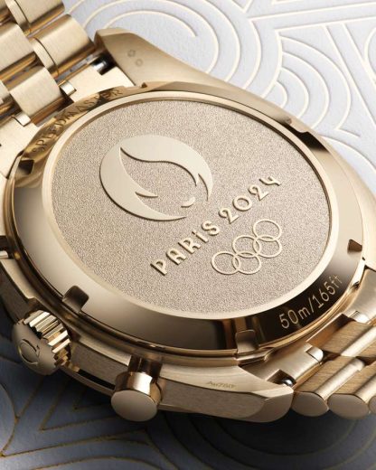 Omega Paris 2024 Speedmaster Chronoscope 43 mm, oro Moonshine™ con oro Moonshine™ 522.60.43.51.02.001 - Imagen 3