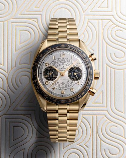 Omega Paris 2024 Speedmaster Chronoscope 43 mm, oro Moonshine™ con oro Moonshine™ 522.60.43.51.02.001 - Imagen 4