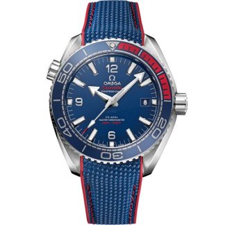 Omega Pyeongchang 2018 Edición Limitada Seamaster Planet Ocean 600M 43,5 mm, acero con pulsera de caucho 522.32.44.21.03.001