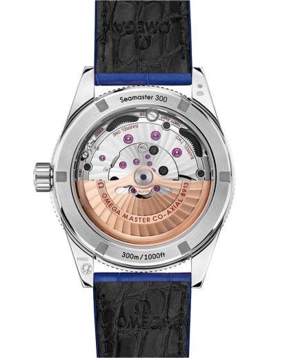 Omega Seamaster 300 41 mm, platino con pulsera de piel 234.93.41.21.99.002 - Imagen 2