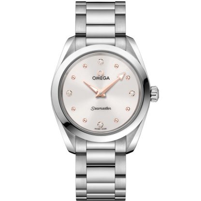Omega Seamaster Aqua Terra 150M 28 mm, acero con acero 220.10.28.60.54.001