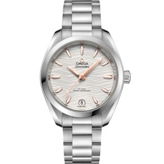 Omega Seamaster Aqua Terra 150M 34 mm, acero con acero 220.10.34.20.02.001
