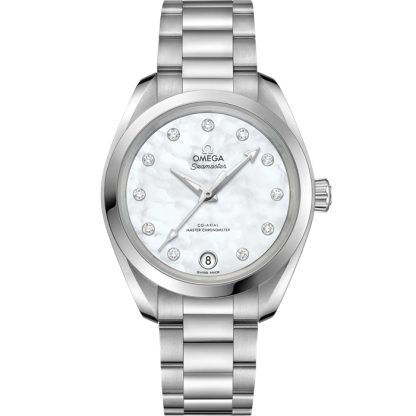 Omega Seamaster Aqua Terra 150M 34 mm, acero con acero 220.10.34.20.55.001