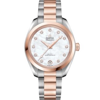 Omega Seamaster Aqua Terra 150M 34 mm, acero - oro Sedna™ con acero - oro Sedna™ 220.20.34.20.55.001