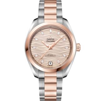 Omega Seamaster Aqua Terra 150M 34 mm, acero - oro Sedna™ con acero - oro Sedna™ 220.20.34.20.59.001