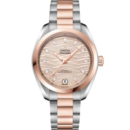 Omega Seamaster Aqua Terra 150M 34 mm, acero - oro Sedna™ con acero - oro Sedna™ 220.20.34.20.59.001