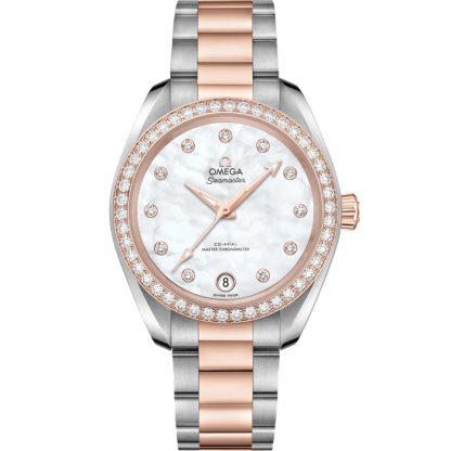 Omega Seamaster Aqua Terra 150M 34 mm, acero - oro Sedna™ con acero - oro Sedna™ 220.25.34.20.55.001
