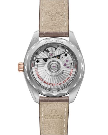 Omega Seamaster Aqua Terra 150M 34 mm, acero - oro Sedna™ con pulsera de piel 220.23.34.20.06.001 - Imagen 2