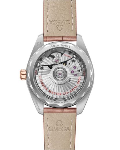 Omega Seamaster Aqua Terra 150M 34 mm, acero - oro Sedna™ con pulsera de piel 220.23.34.20.59.001 - Imagen 2
