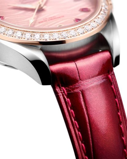 Omega Seamaster Aqua Terra 150M 34 mm, acero - oro Sedna™ con pulsera de piel 220.28.34.20.60.001 - Imagen 4