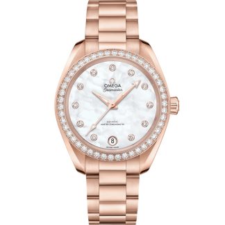 Omega Seamaster Aqua Terra 150M 34 mm, oro Sedna™ con oro Sedna™ 220.55.34.20.55.001