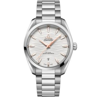 Omega Seamaster Aqua Terra 150M 38 mm, acero con acero 220.10.38.20.02.002