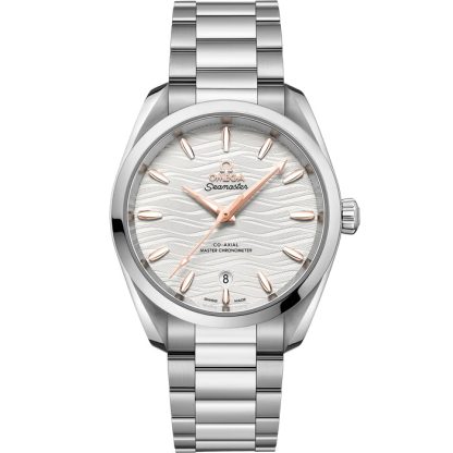 Omega Seamaster Aqua Terra 150M 38 mm, acero con acero 220.10.38.20.02.002