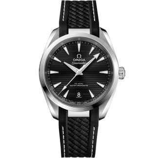 Omega Seamaster Aqua Terra 150M 38 mm, acero con pulsera de caucho 220.12.38.20.01.001