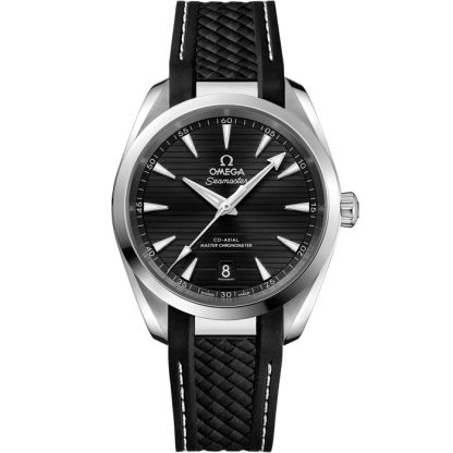 Omega Seamaster Aqua Terra 150M 38 mm, acero con pulsera de caucho 220.12.38.20.01.001
