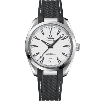 Omega Seamaster Aqua Terra 150M 38 mm, acero con pulsera de caucho 220.12.38.20.02.001
