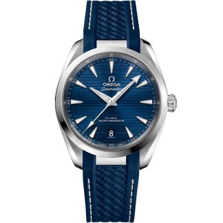 Omega Seamaster Aqua Terra 150M 38 mm, acero con pulsera de caucho 220.12.38.20.03.001