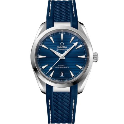Omega Seamaster Aqua Terra 150M 38 mm, acero con pulsera de caucho 220.12.38.20.03.001