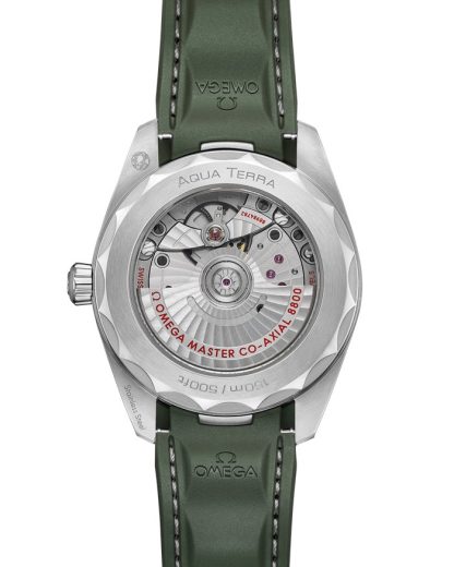Omega Seamaster Aqua Terra 150M 38 mm, acero con pulsera de caucho 220.12.38.20.10.001 - Imagen 2