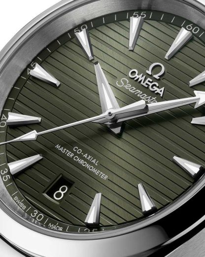 Omega Seamaster Aqua Terra 150M 38 mm, acero con pulsera de caucho 220.12.38.20.10.001 - Imagen 3