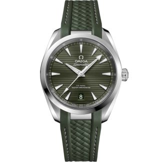 Omega Seamaster Aqua Terra 150M 38 mm, acero con pulsera de caucho 220.12.38.20.10.001