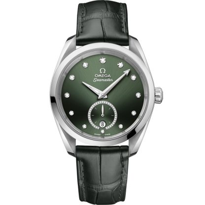 Omega Seamaster Aqua Terra 150M 38 mm, acero con pulsera de piel 220.13.38.20.60.001