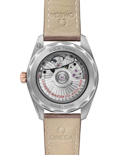 Omega Seamaster Aqua Terra 150M 38 mm, acero - oro Sedna™ con pulsera de piel 220.23.38.20.06.001 - Imagen 2