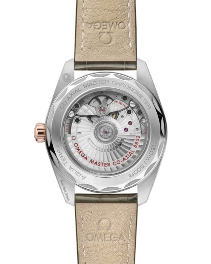 Omega Seamaster Aqua Terra 150M 38 mm, acero - oro Sedna™ con pulsera de piel 220.23.38.20.60.001 - Imagen 2
