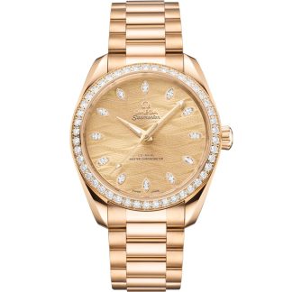 Omega Seamaster Aqua Terra 150M 38 mm, oro Moonshine™ con oro Moonshine™ 220.55.38.20.99.002