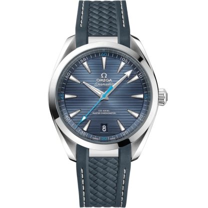 Omega Seamaster Aqua Terra 150M 41 mm, acero con pulsera de caucho 220.12.41.21.03.002