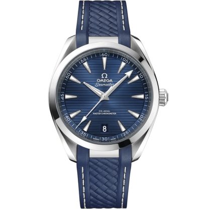 Omega Seamaster Aqua Terra 150M 41 mm, acero con pulsera de caucho 220.12.41.21.03.007