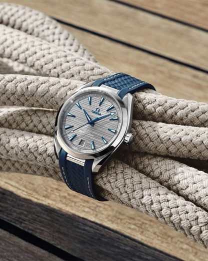 Omega Seamaster Aqua Terra 150M 41 mm, acero con pulsera de caucho 220.12.41.21.06.001 - Imagen 2