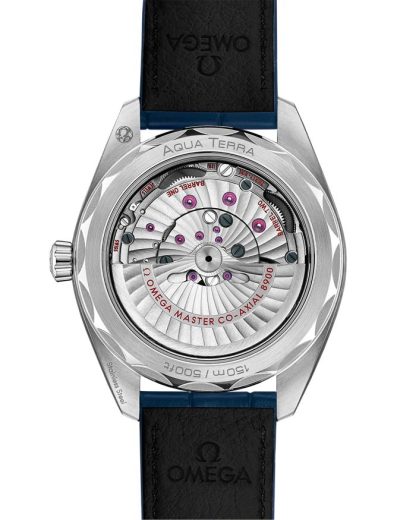 Omega Seamaster Aqua Terra 150M 41 mm, acero con pulsera de piel 220.13.41.21.03.003 - Imagen 2