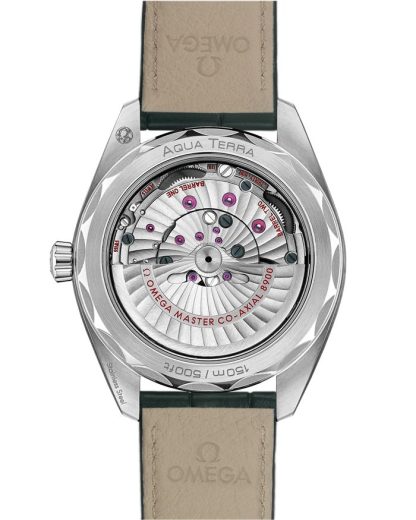 Omega Seamaster Aqua Terra 150M 41 mm, acero con pulsera de piel 220.13.41.21.10.001 - Imagen 2