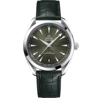 Omega Seamaster Aqua Terra 150M 41 mm, acero con pulsera de piel 220.13.41.21.10.001