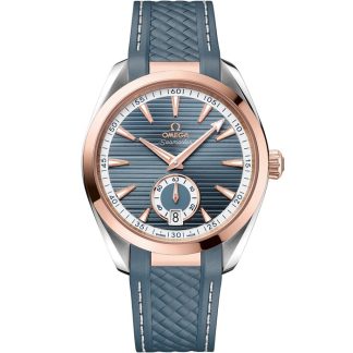 Omega Seamaster Aqua Terra 150M 41 mm, acero - oro Sedna™ con pulsera de caucho 220.22.41.21.03.001