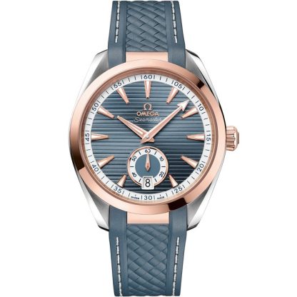 Omega Seamaster Aqua Terra 150M 41 mm, acero - oro Sedna™ con pulsera de caucho 220.22.41.21.03.001