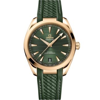 Omega Seamaster Aqua Terra 150M 41 mm, oro Moonshine™ con pulsera de caucho 220.52.41.21.10.001