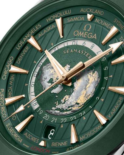 Omega Seamaster Aqua Terra 150M 43 mm, acero con pulsera de caucho 220.32.43.22.10.001 - Imagen 3