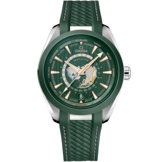 Omega Seamaster Aqua Terra 150M 43 mm, acero con pulsera de caucho 220.32.43.22.10.001